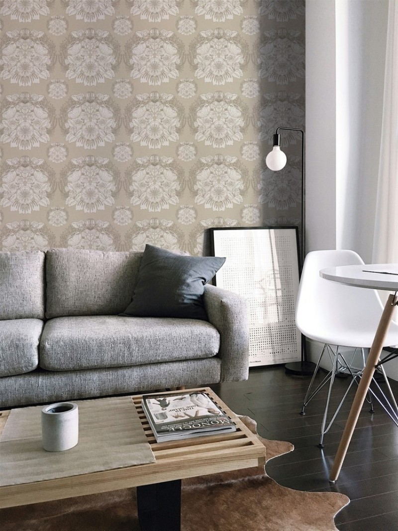 Picture of Damask in Beige - 1032301-01
